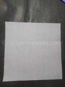 Origami Checkered Heart step: 1b