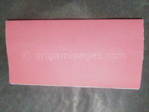 Origami Checkered Heart step: 2a