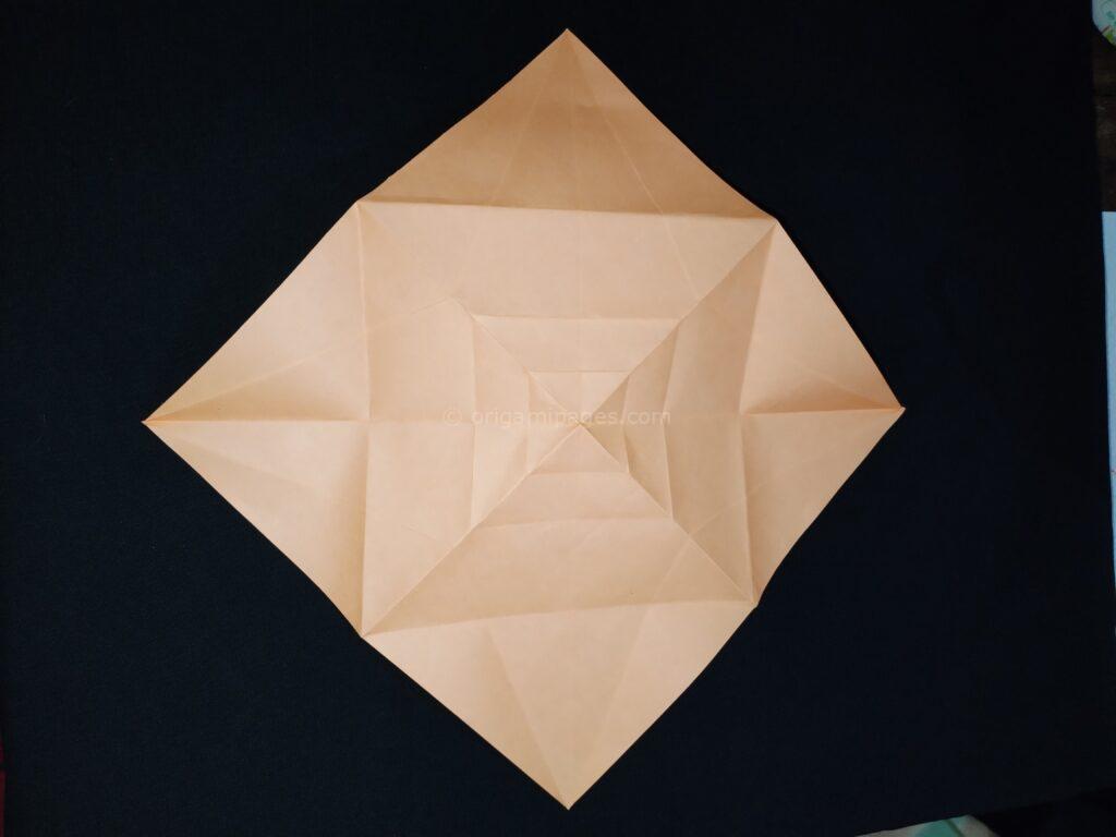 Origami Poppy Flower Step 6a