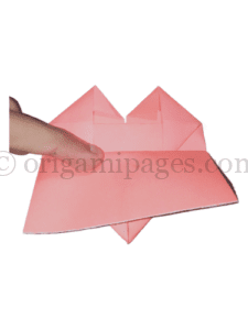 Origami Heart with Stand step 11