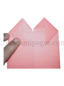 Origami Heart with Stand step 7b