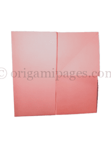 Origami Heart with Stand step 9a