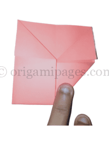 Origami Heart with Stand step 10a