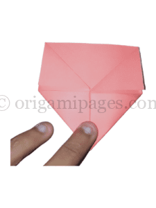 Origami Heart with Stand step 10b