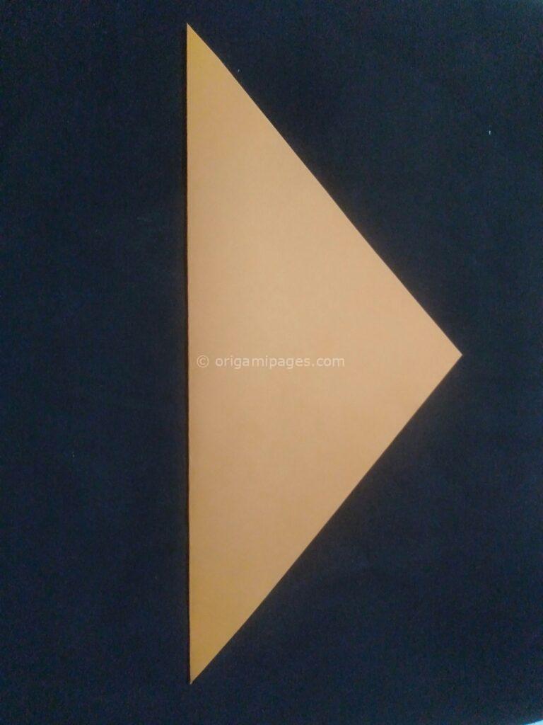 Halloween origami pumpkins step: 2