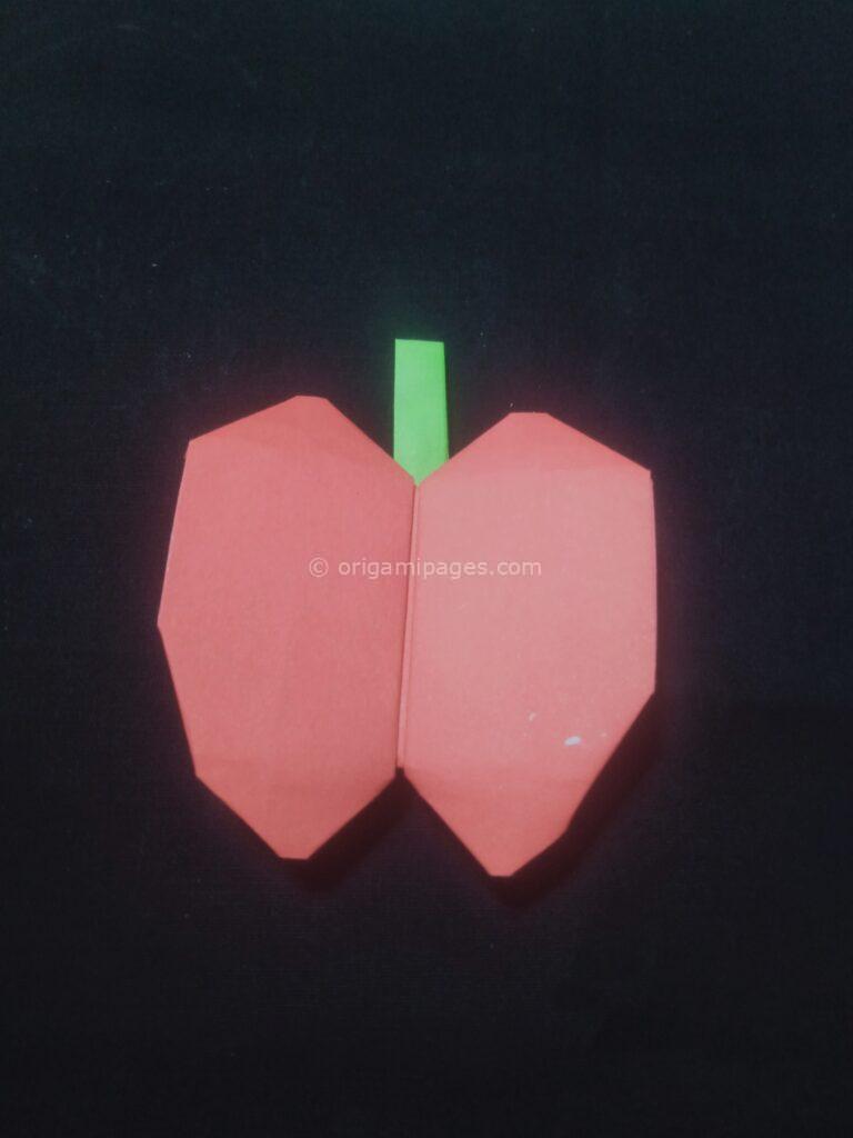 origami apple step: 11 /Complete Origami Apple