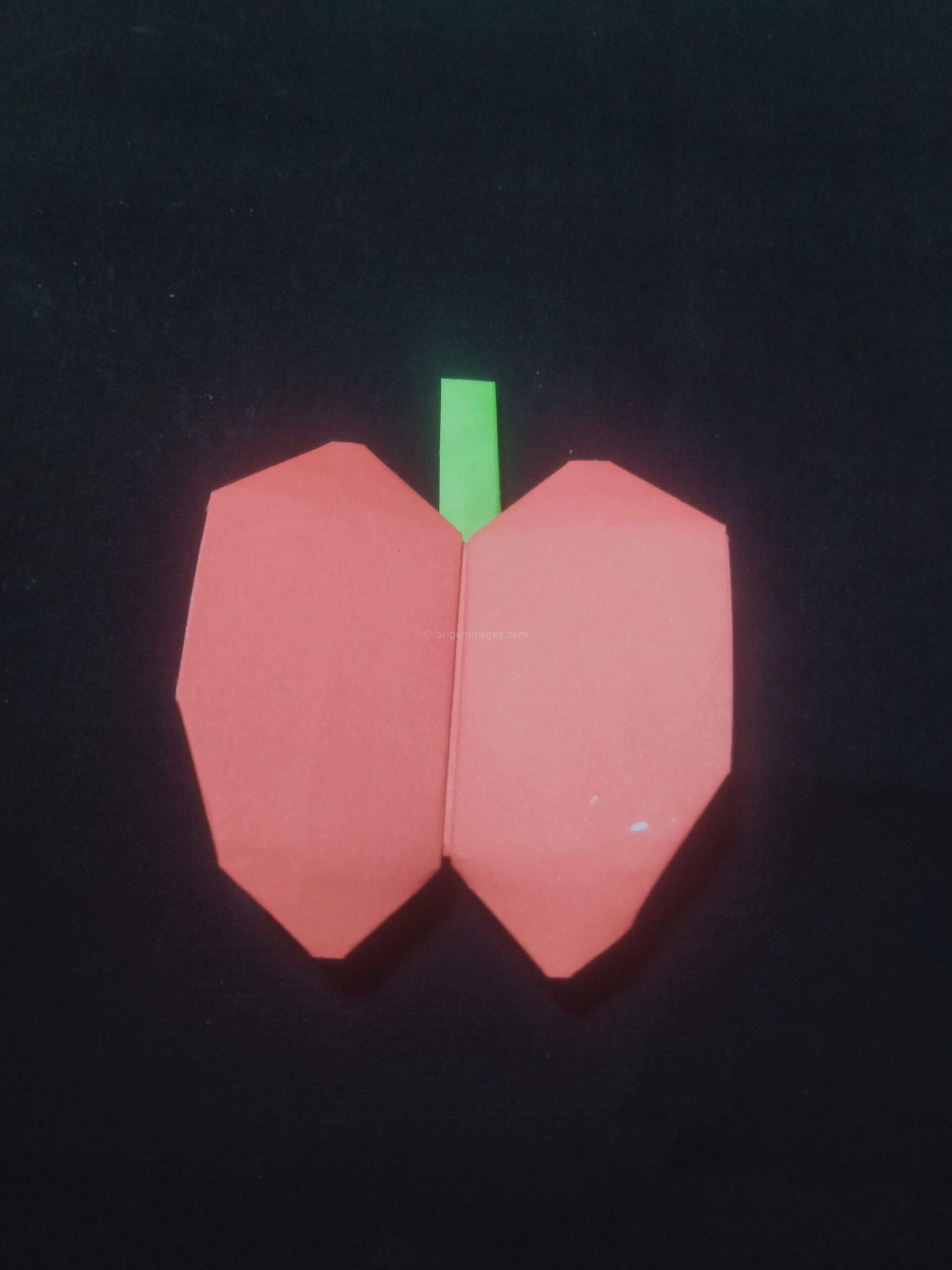 How To Make An Origami Apple Easy To Follow Instructions