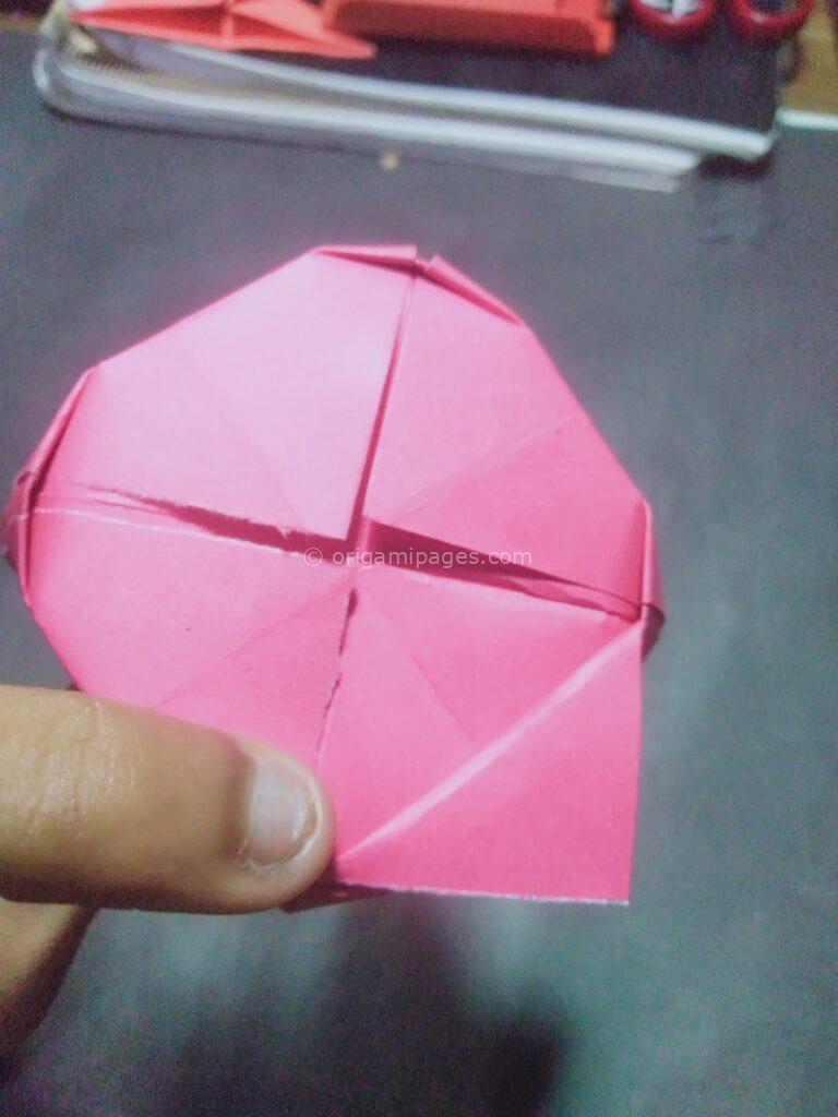 origami lotus step: 9a