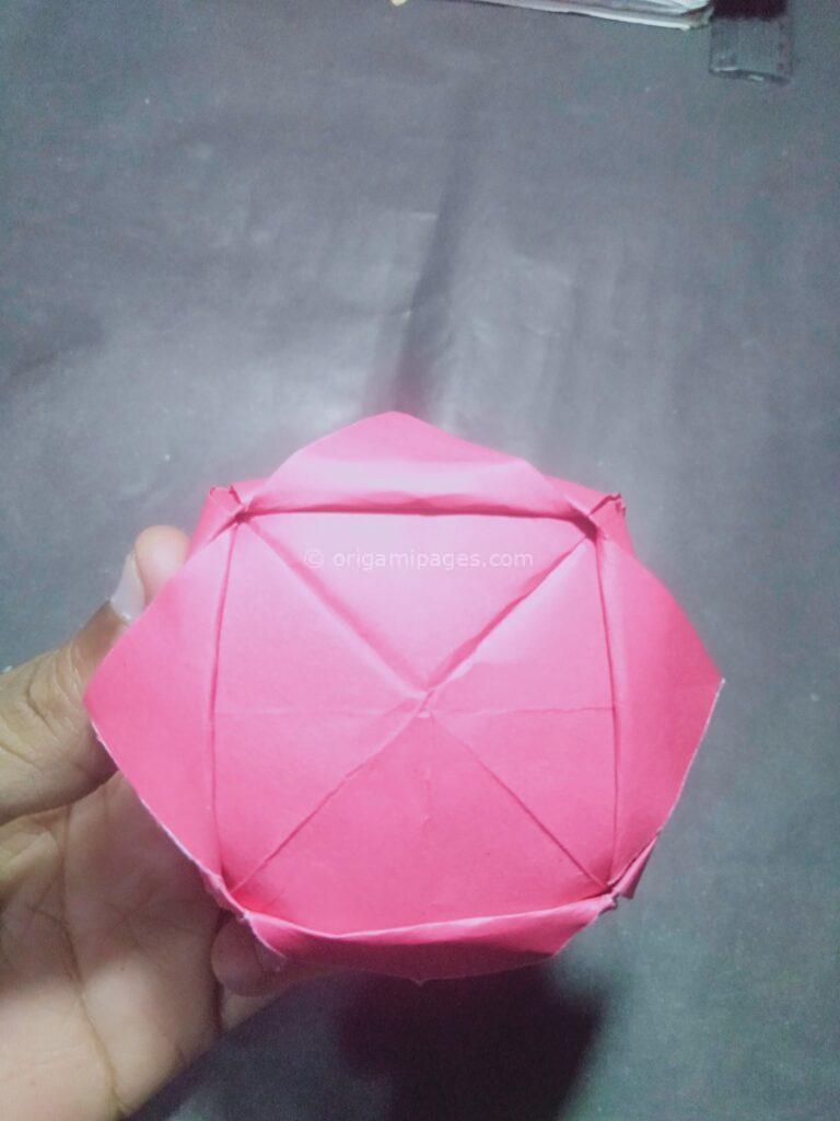 origami lotus step: 9b