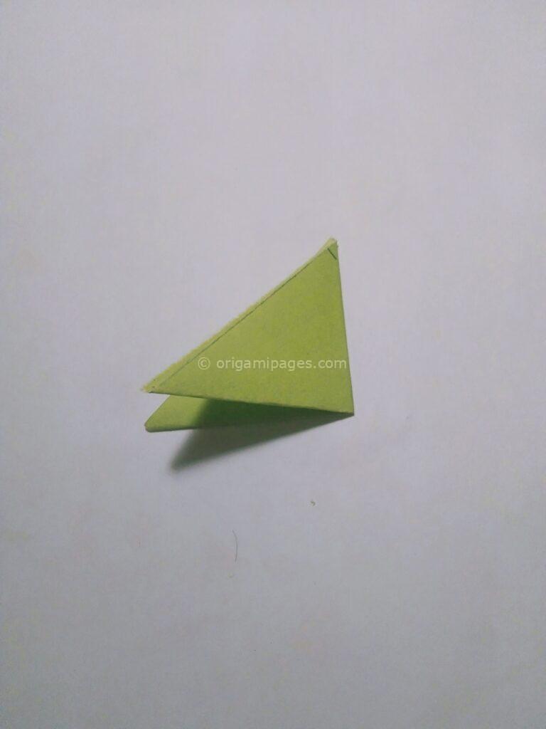 Origami strawberry step: 7c