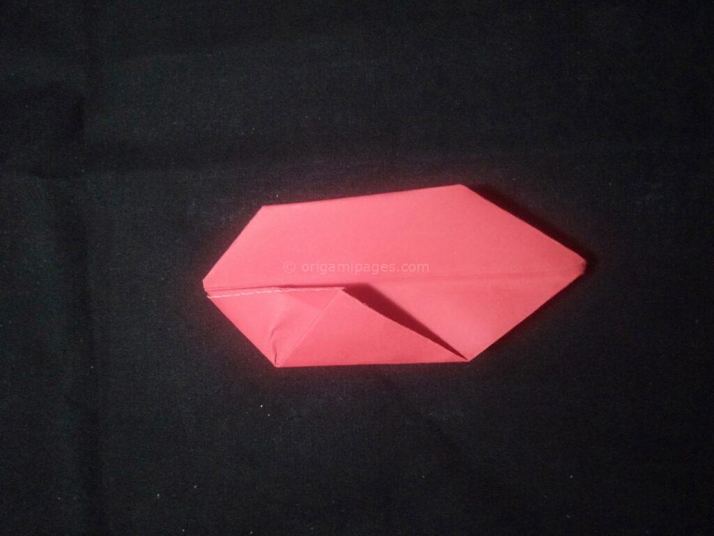 3D Origami Apple & Leaf step: 15
