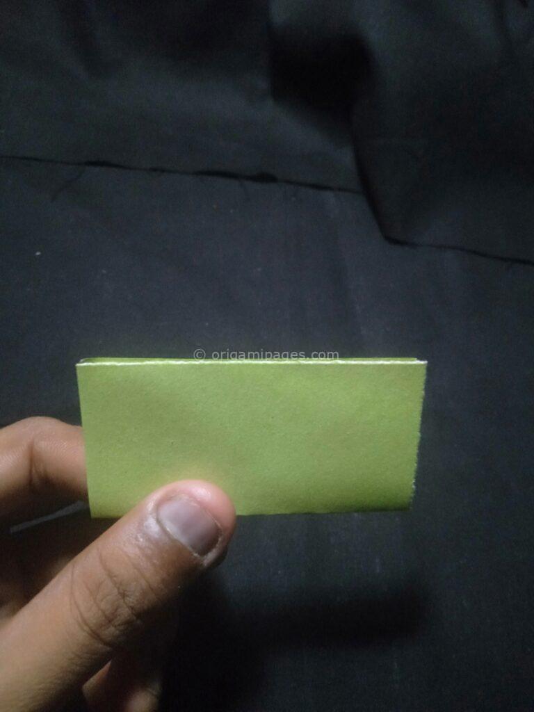 3D Origami Apple & Leaf step: 18b