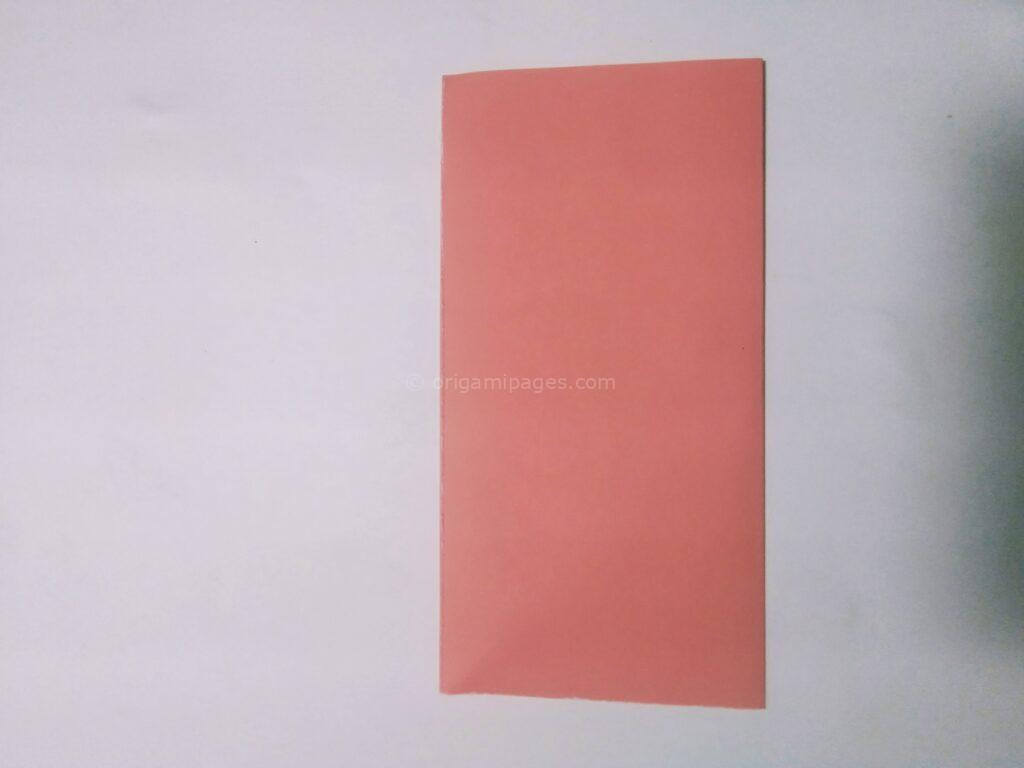 Origami strawberry step: 2a