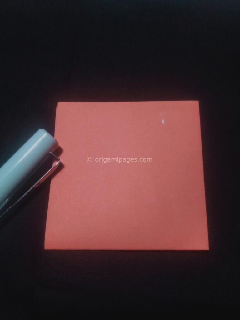 origami apple step: 2b