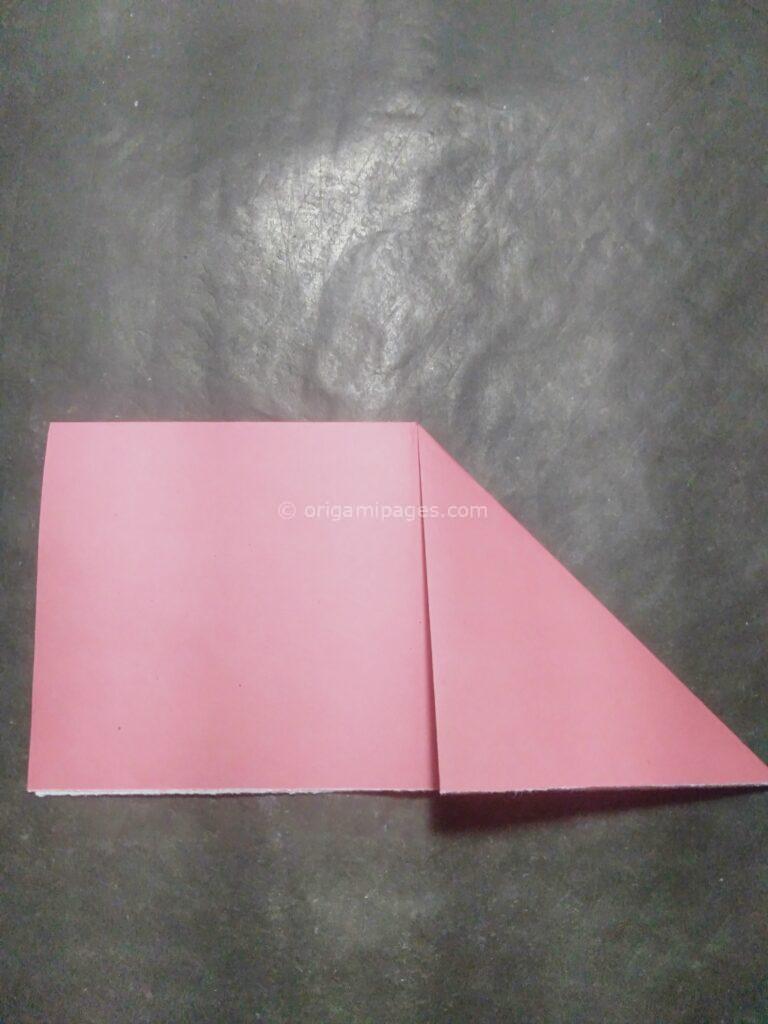 Origami harebell step: 3