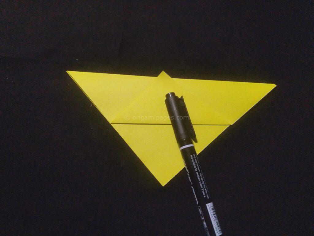 Origami Banana Step: 2