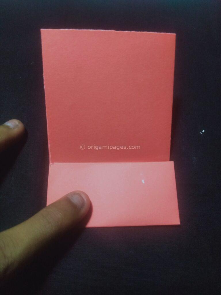 origami apple step: 3a