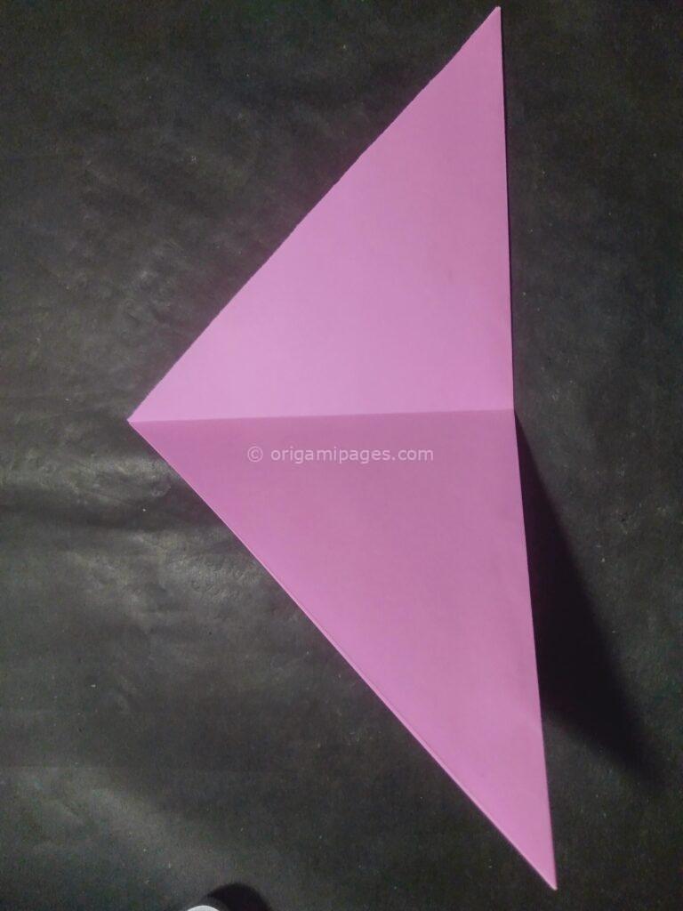 origami peach blossom step: 4