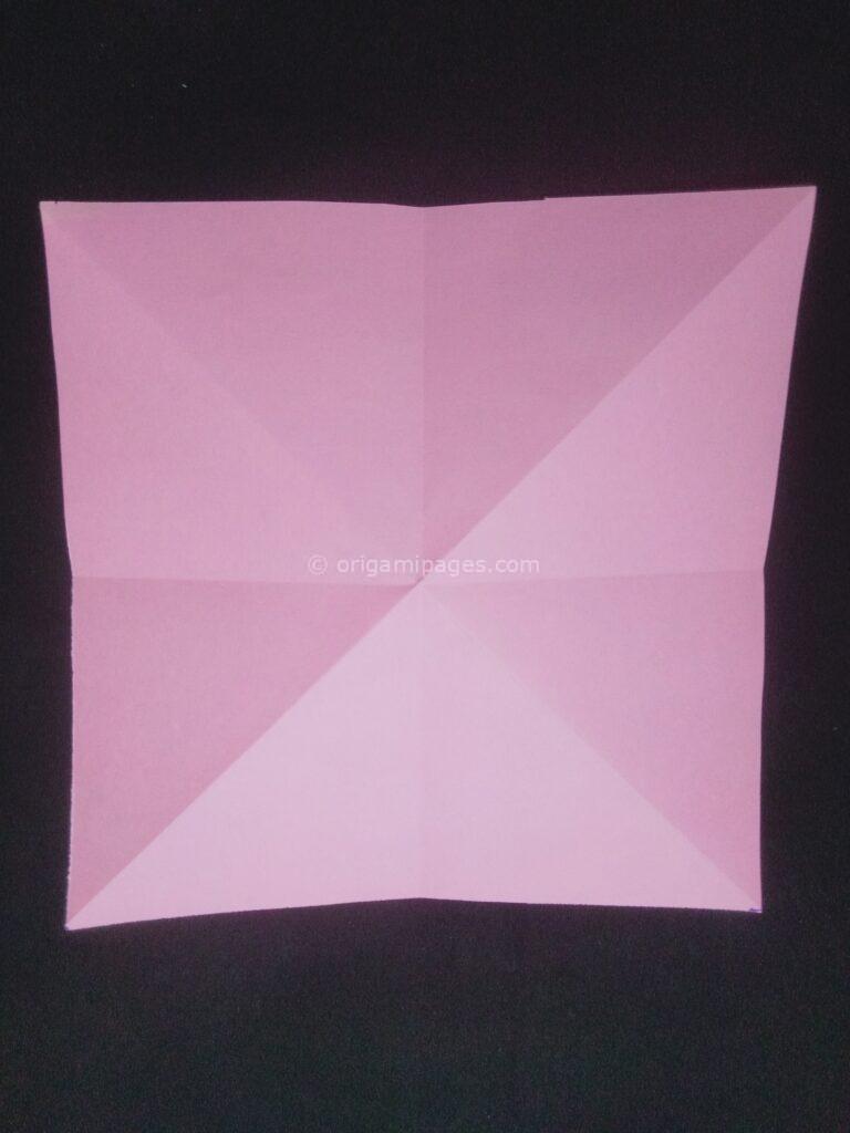 origami whipped cream step: 3b