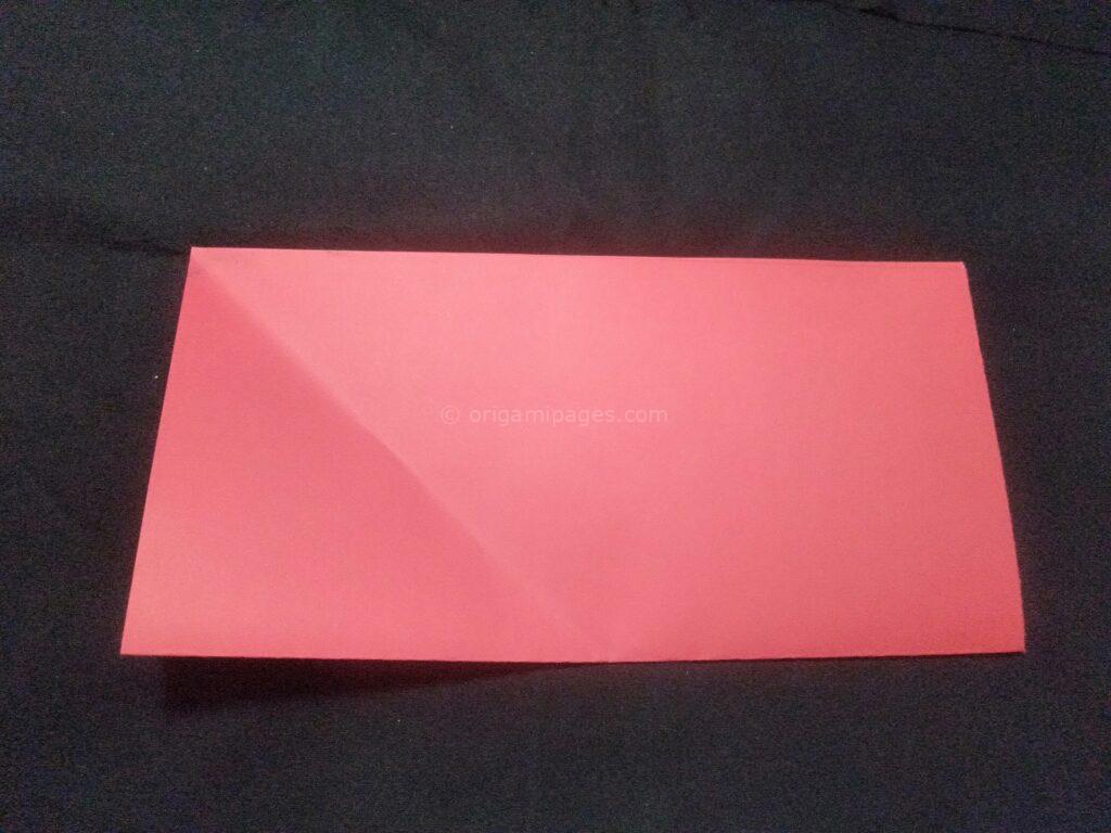 3D Origami Apple & Leaf step: 2b