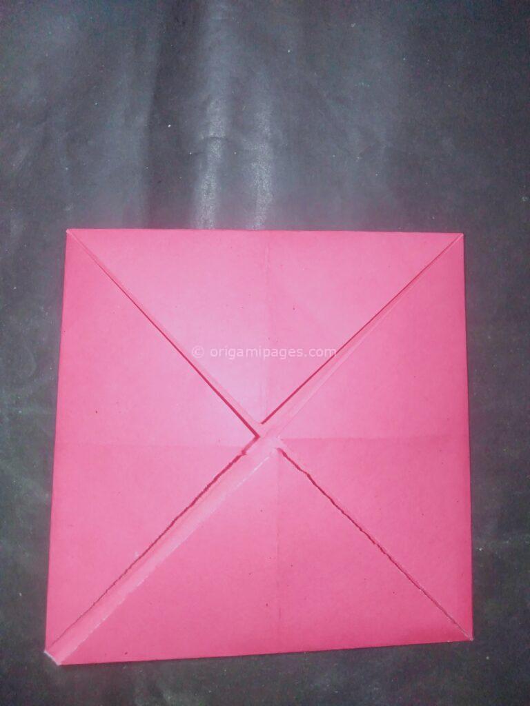 origami lotus step: 4