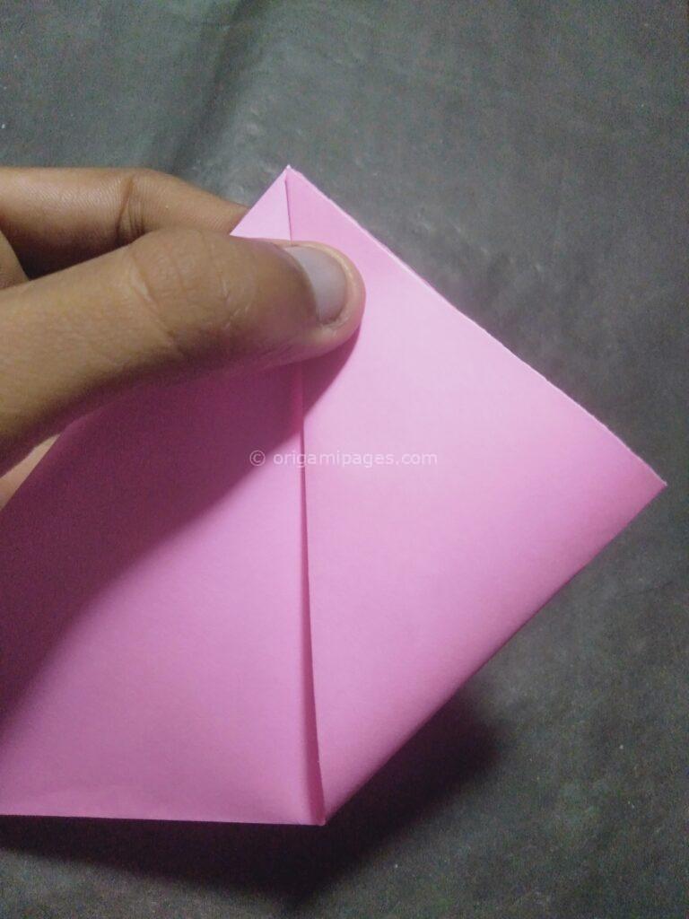 origami peach blossom step: 5a