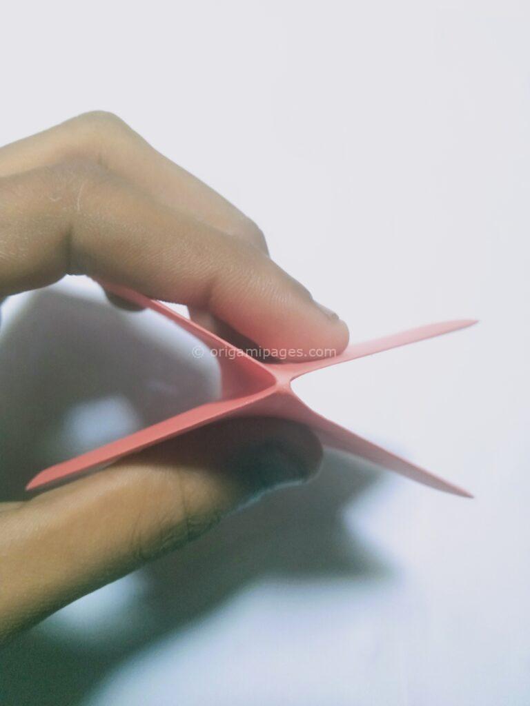 Origami strawberry step: 3c