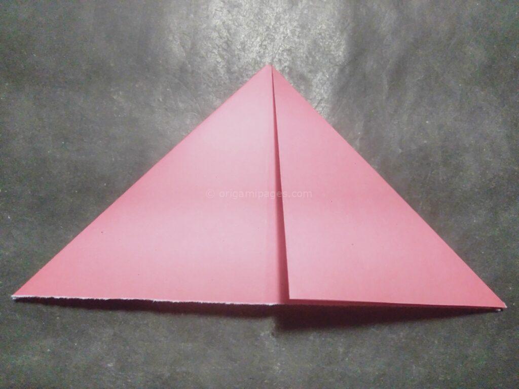 Origami harebell step: 4b