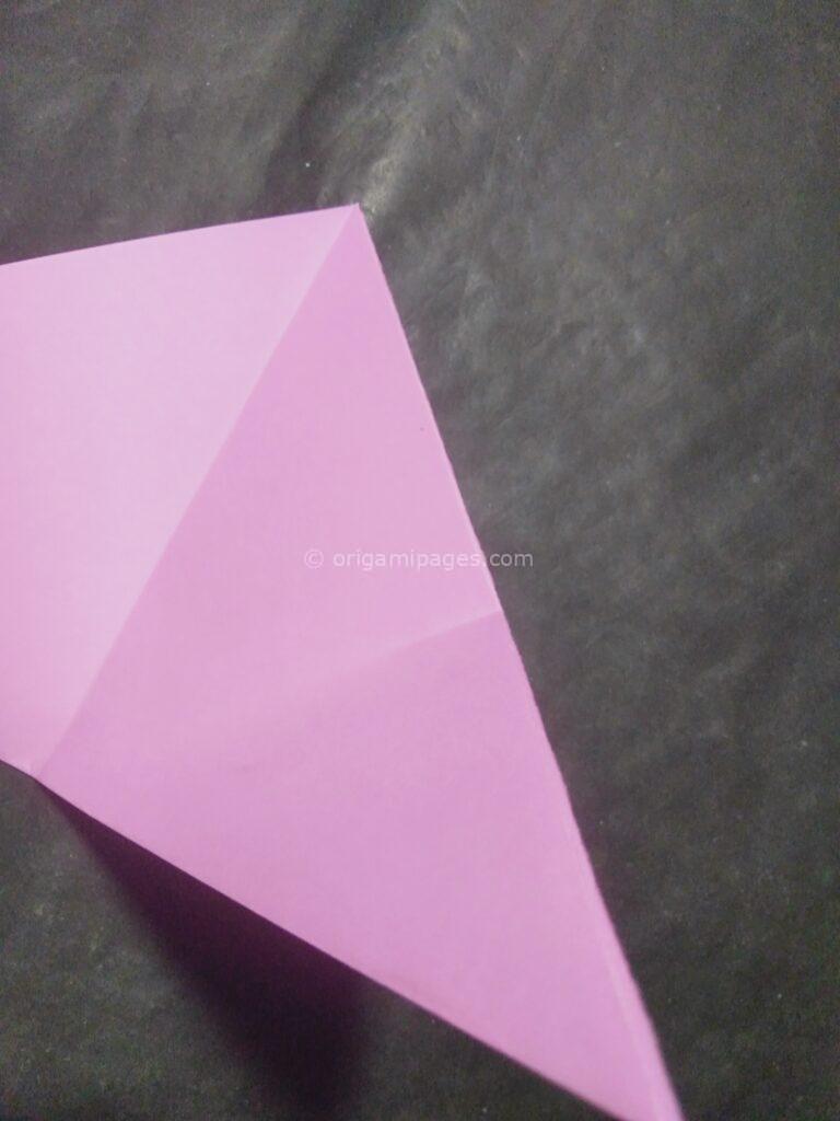 origami peach blossom step: 5b