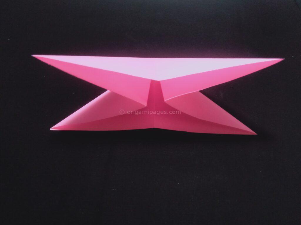 origami whipped cream step: 4b