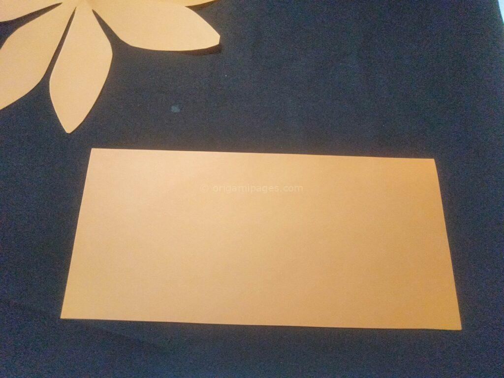 Halloween origami pumpkins step: 6b