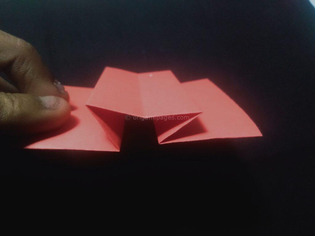 origami apple step: 4c