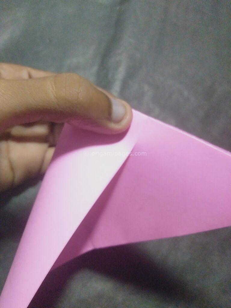 origami peach blossom step: 6a