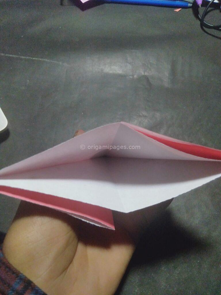 Origami harebell step: 5a
