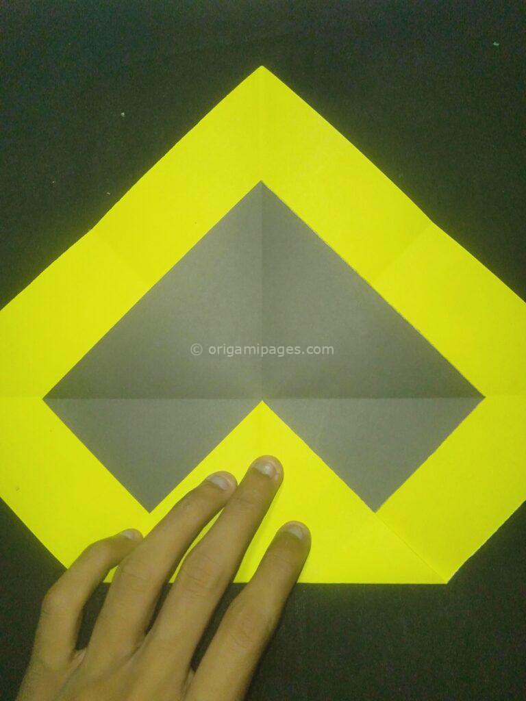 origami sunflower step: 5a