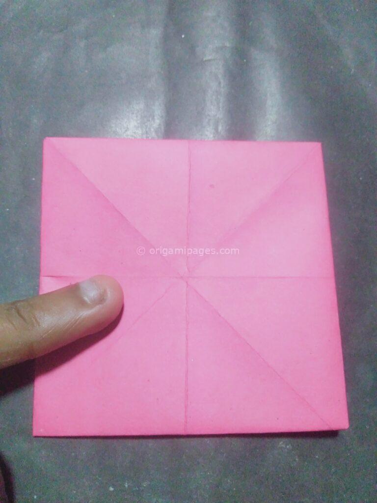origami lotus step: 6a