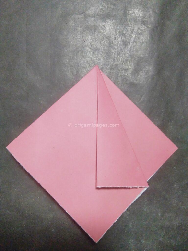 Origami harebell step: 6a