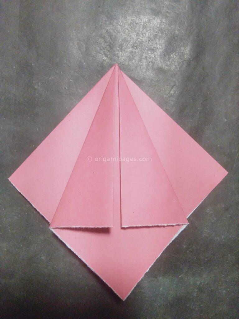 Origami harebell step: 6b