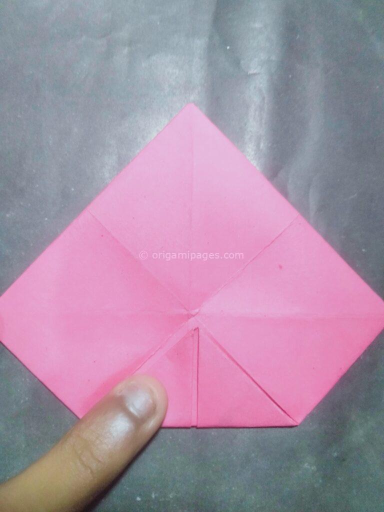 origami lotus step: 6b