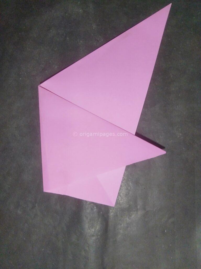 origami peach blossom step: 7b