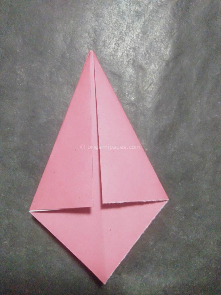 Origami harebell step: 6c