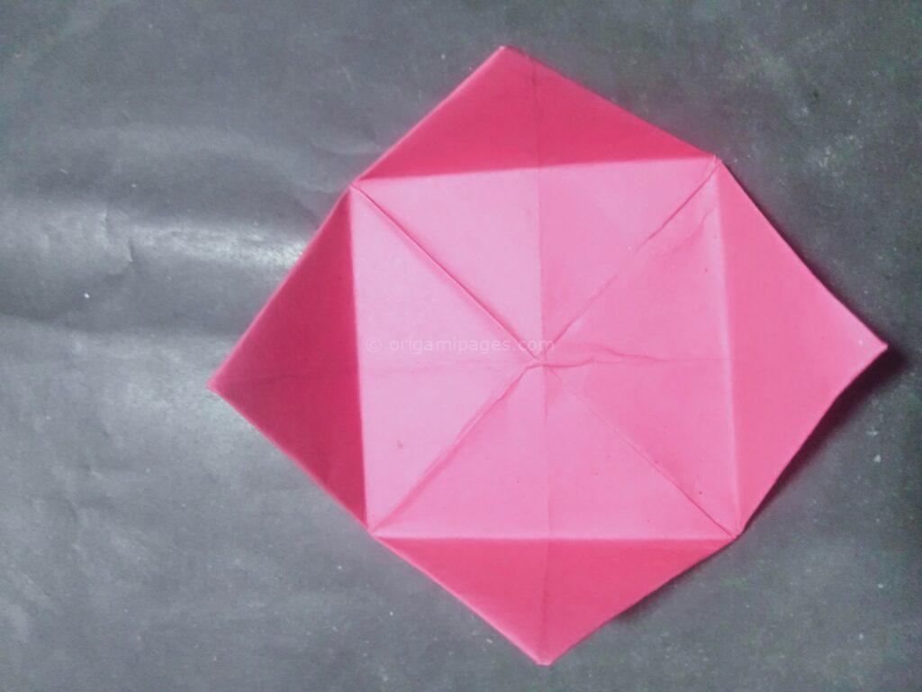 origami lotus step: 7a