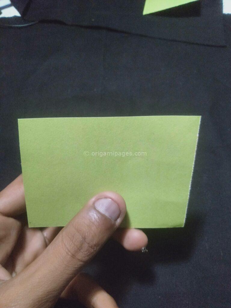 Halloween origami pumpkins step: 9a