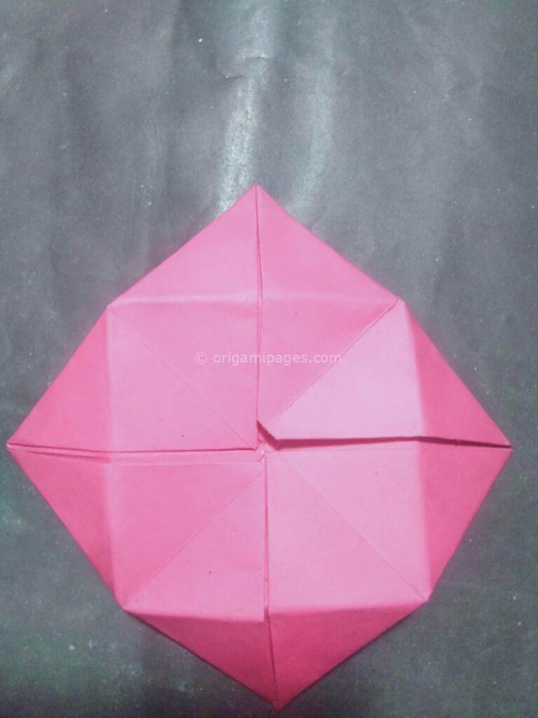 origami lotus step: 7b