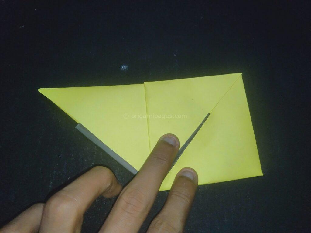 origami sunflower step: 7b