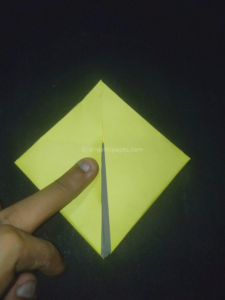 origami sunflower step: 7c