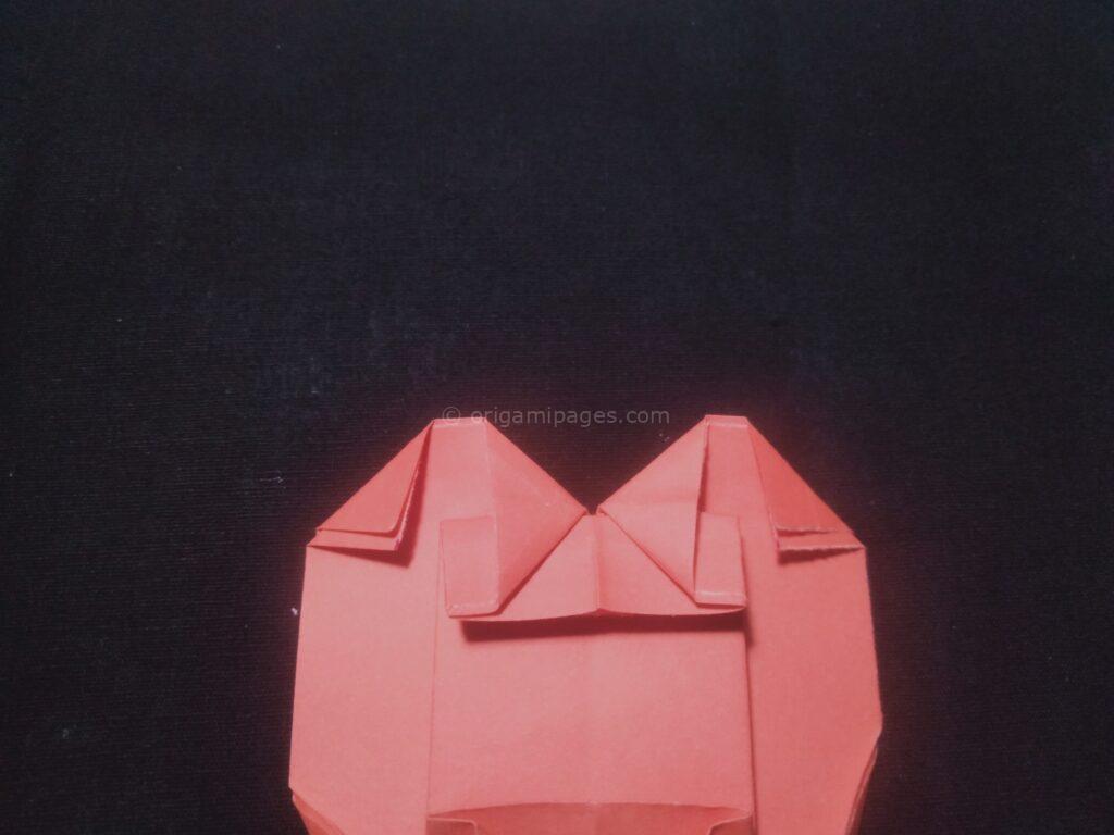 origami apple step: 8