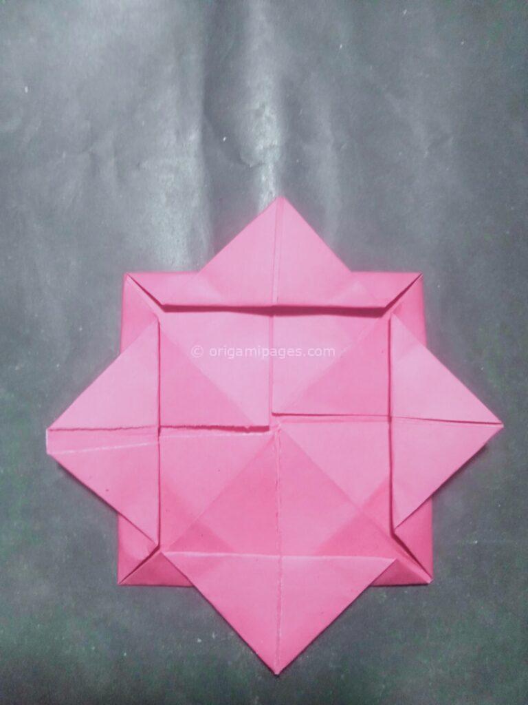 origami lotus step: 7d