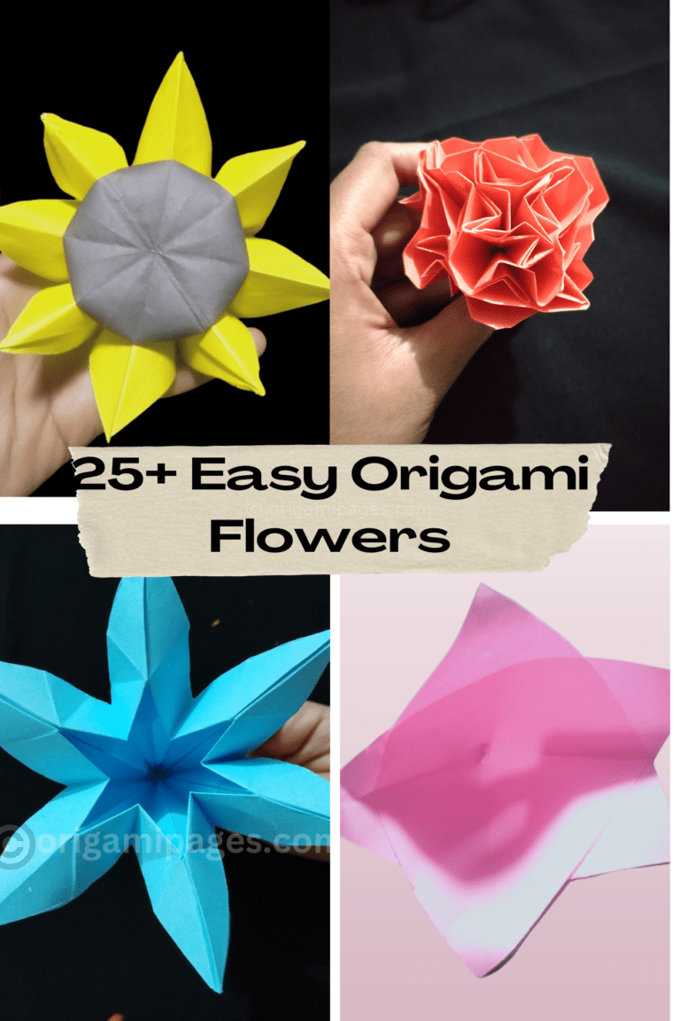 25+ Easy Origami Flower To Make