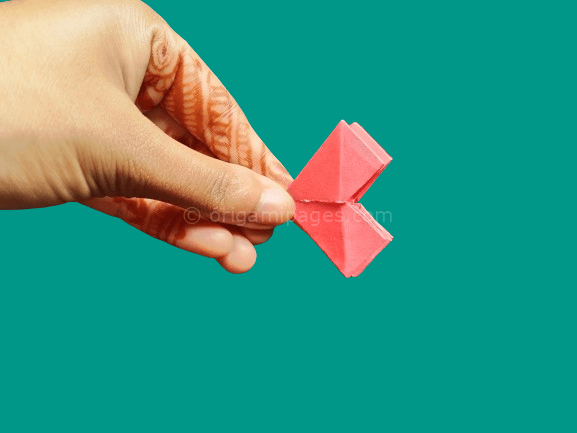 Origami Springy Heart